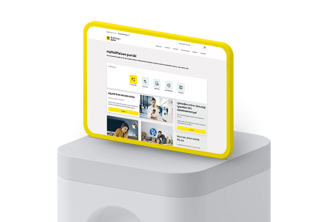 Kiemelt tartalom, Online bankolás könnyedén: a myRaiffeisen internetbank gyors, kényelmes és biztonságos hozzáférést biztosít pénzügyeihez, bárhol, bármikor.